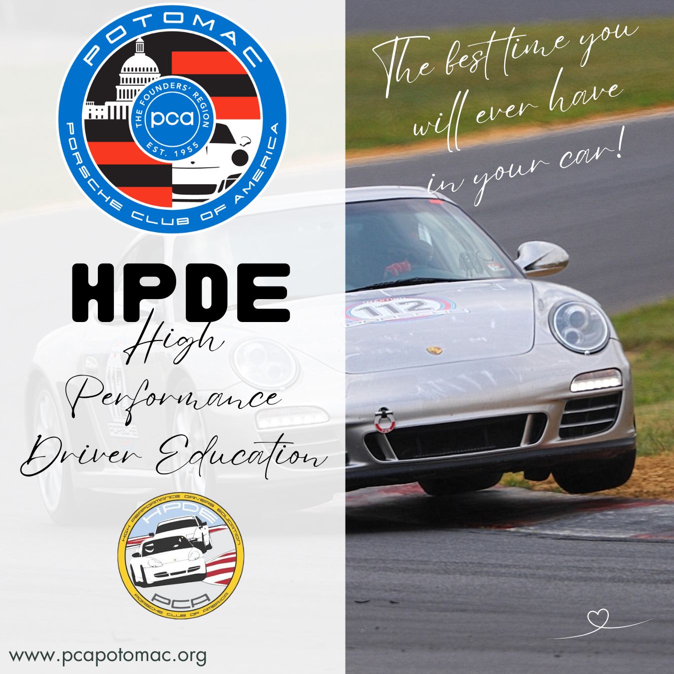 Porsche Club of America Event - PCA Potomac's - Last HPDE of the Season - Summit Point