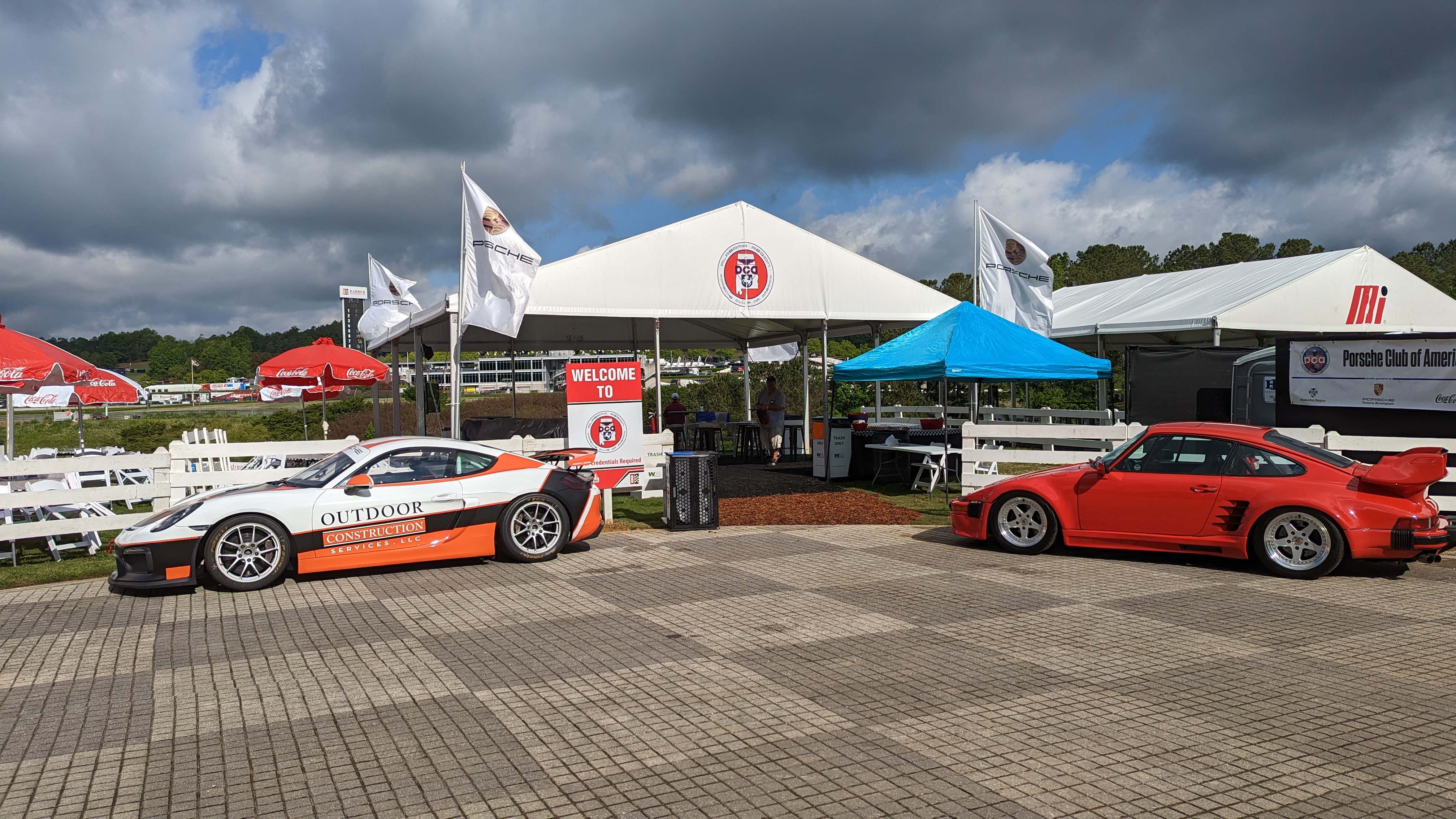 Porsche Club of America - Alabama Region - Hospitality Tent at the Children's of Alabama Indy Grand Prix