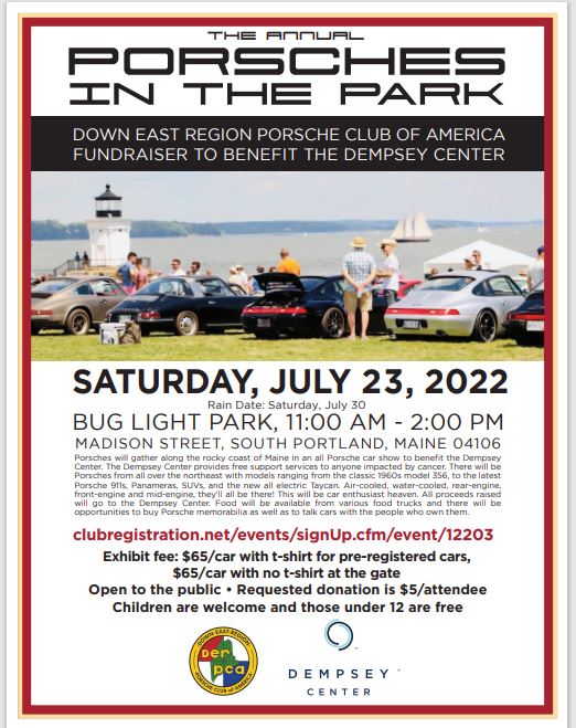 Porsches In The Park | The Porsche Club of America