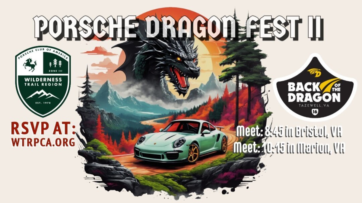Porsche Club of America - Dragon Fest 2 - Back of The Dragon [ALL PCA Members Welcome]