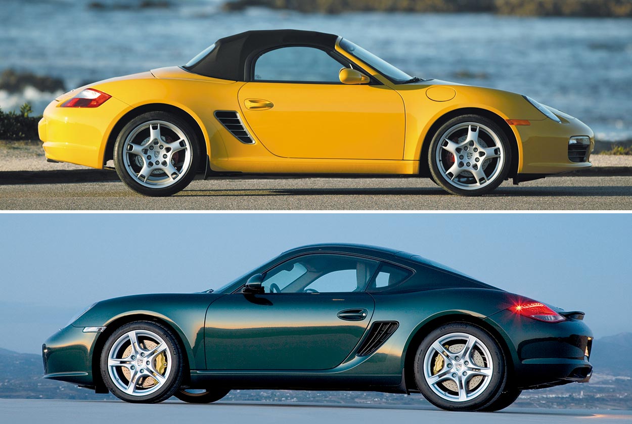 Model Guide Type 987 Boxster Matures Cayman Coupe