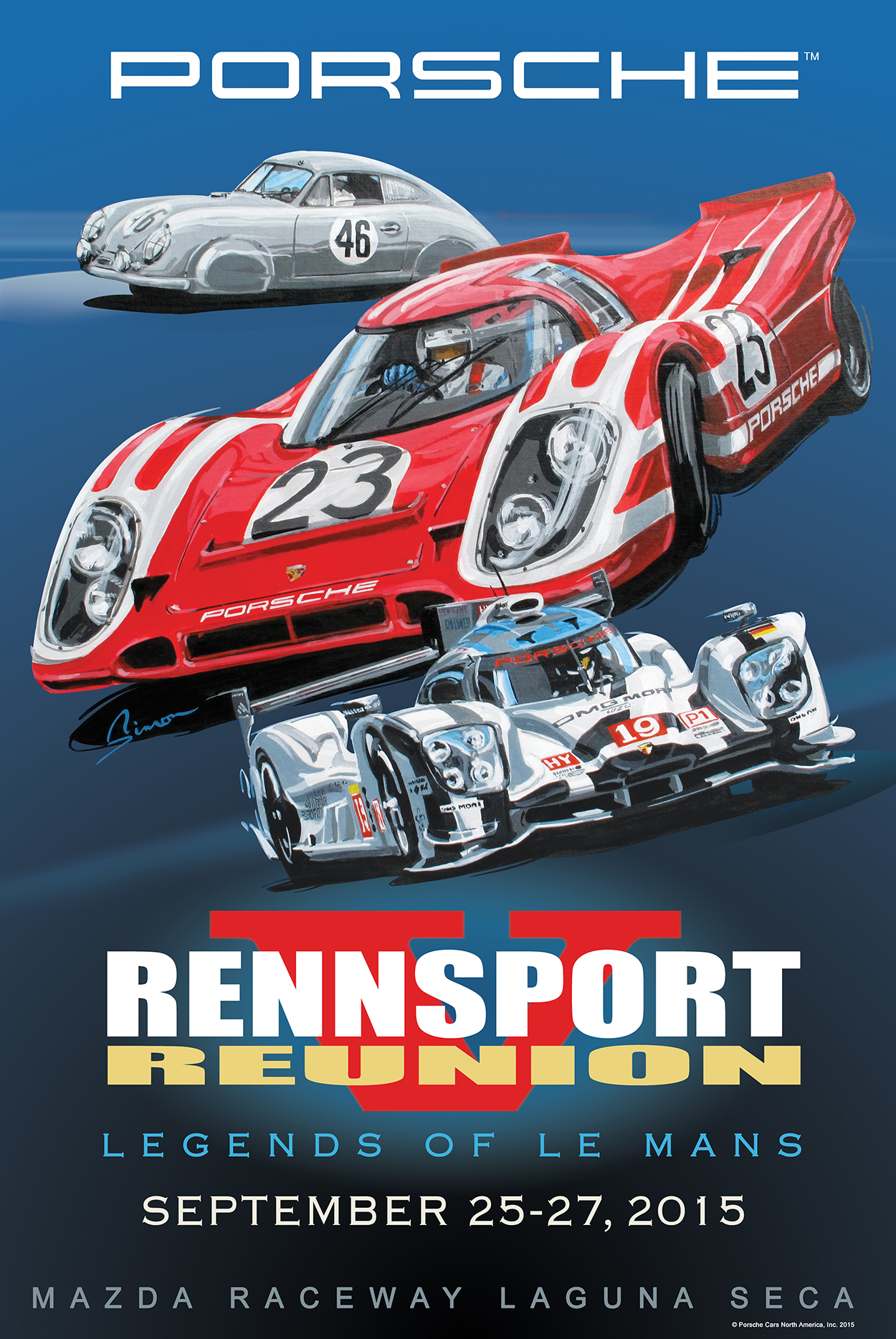 Official Porsche Rennsport Reunion V poster unveiled ...