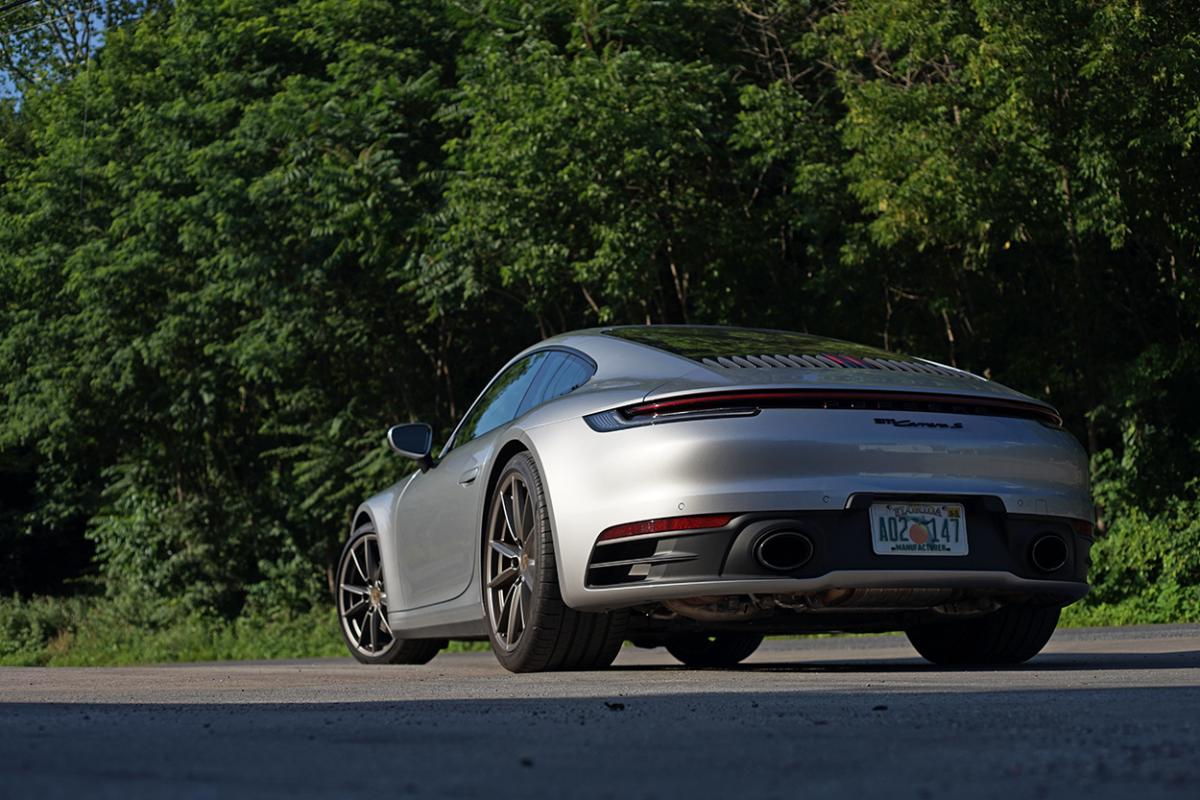 photo of We drive a 2020 Porsche 911 Carrera S: Does a stick shift make it better? image