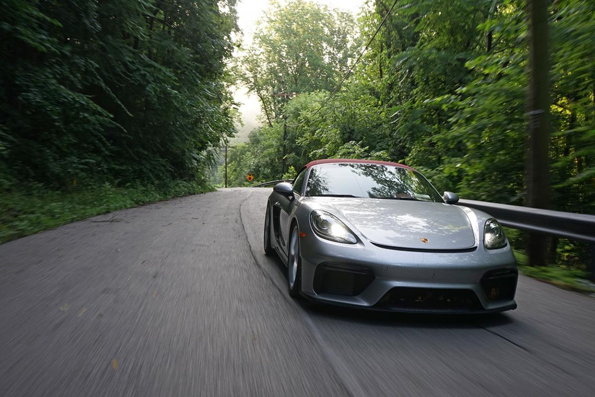 photo of We drive the 2020 Porsche 718 Spyder: Don't call it a Boxster image