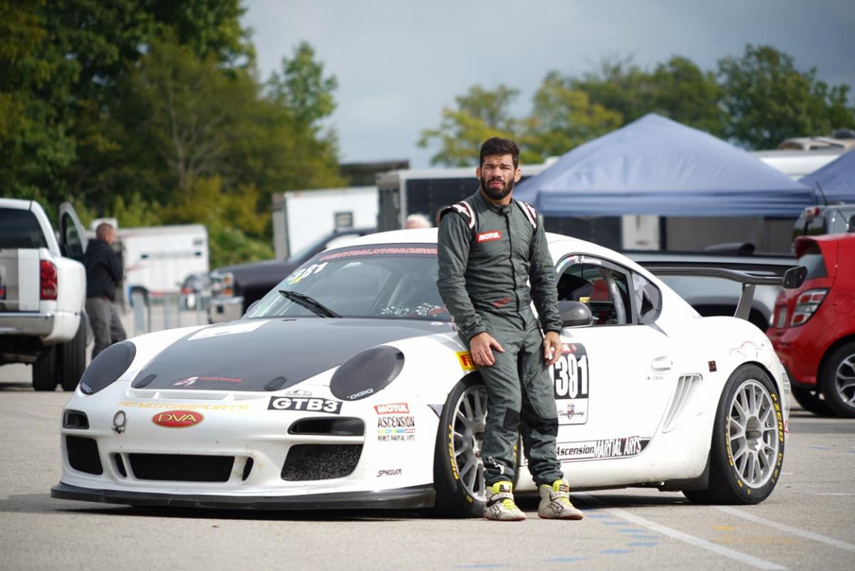 photo of Driveway to Raceway: MMA fighter Raphael Assuncao goes PCA Club Racing image