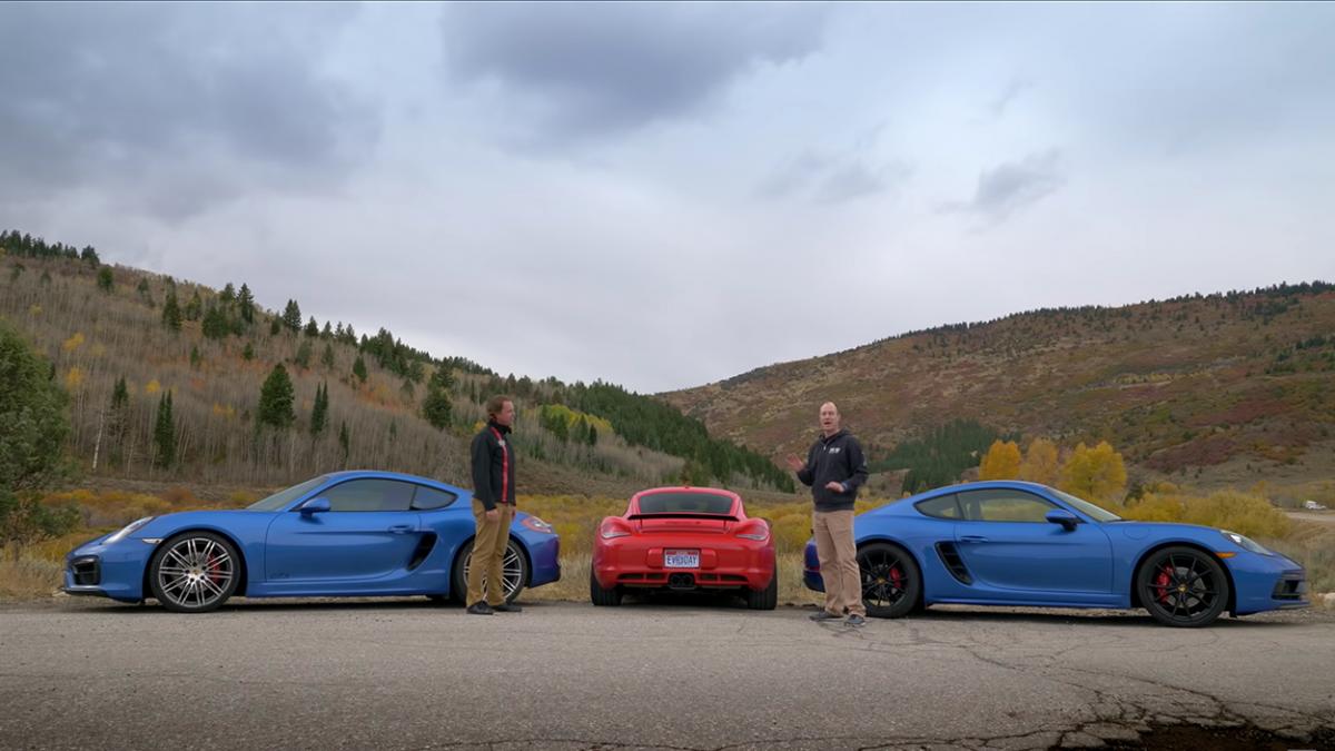 photo of Video: Which generation of Porsche Cayman is best: 987 vs. 987 vs. 982/718 image