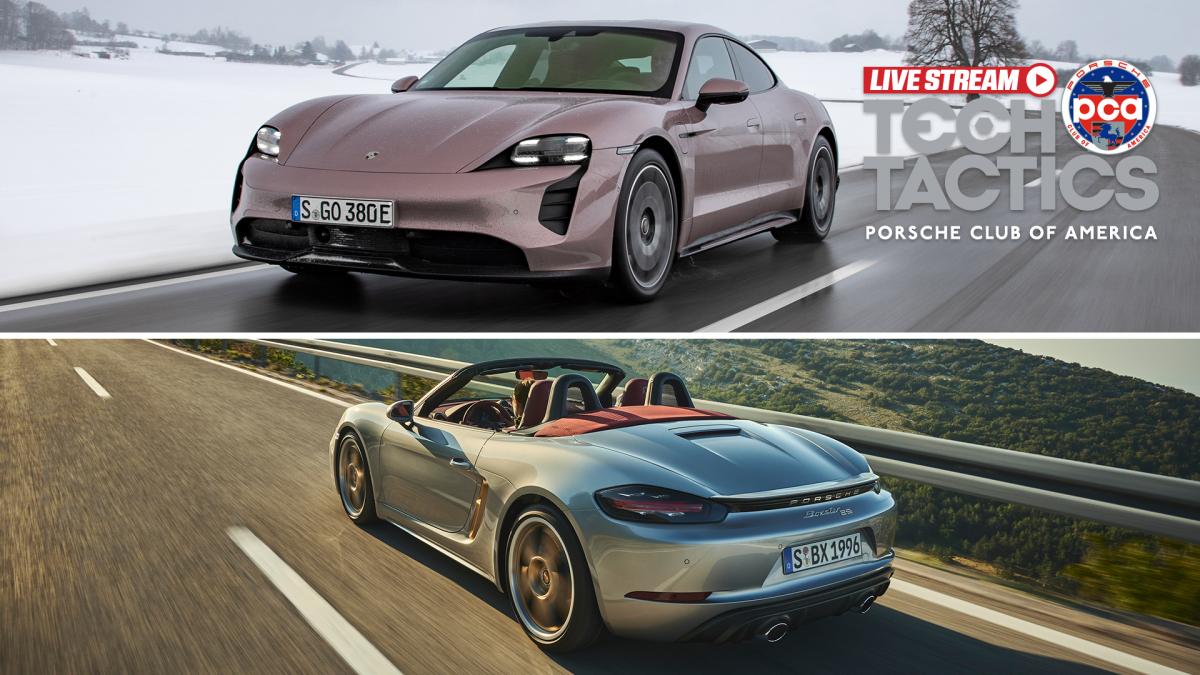 photo of Tech Tactics LIVE: Meet the new Porsche 718 Boxster 25 Years and rear-drive Taycan image